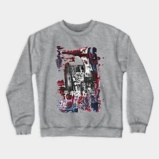 Abstract painting collage Crewneck Sweatshirt